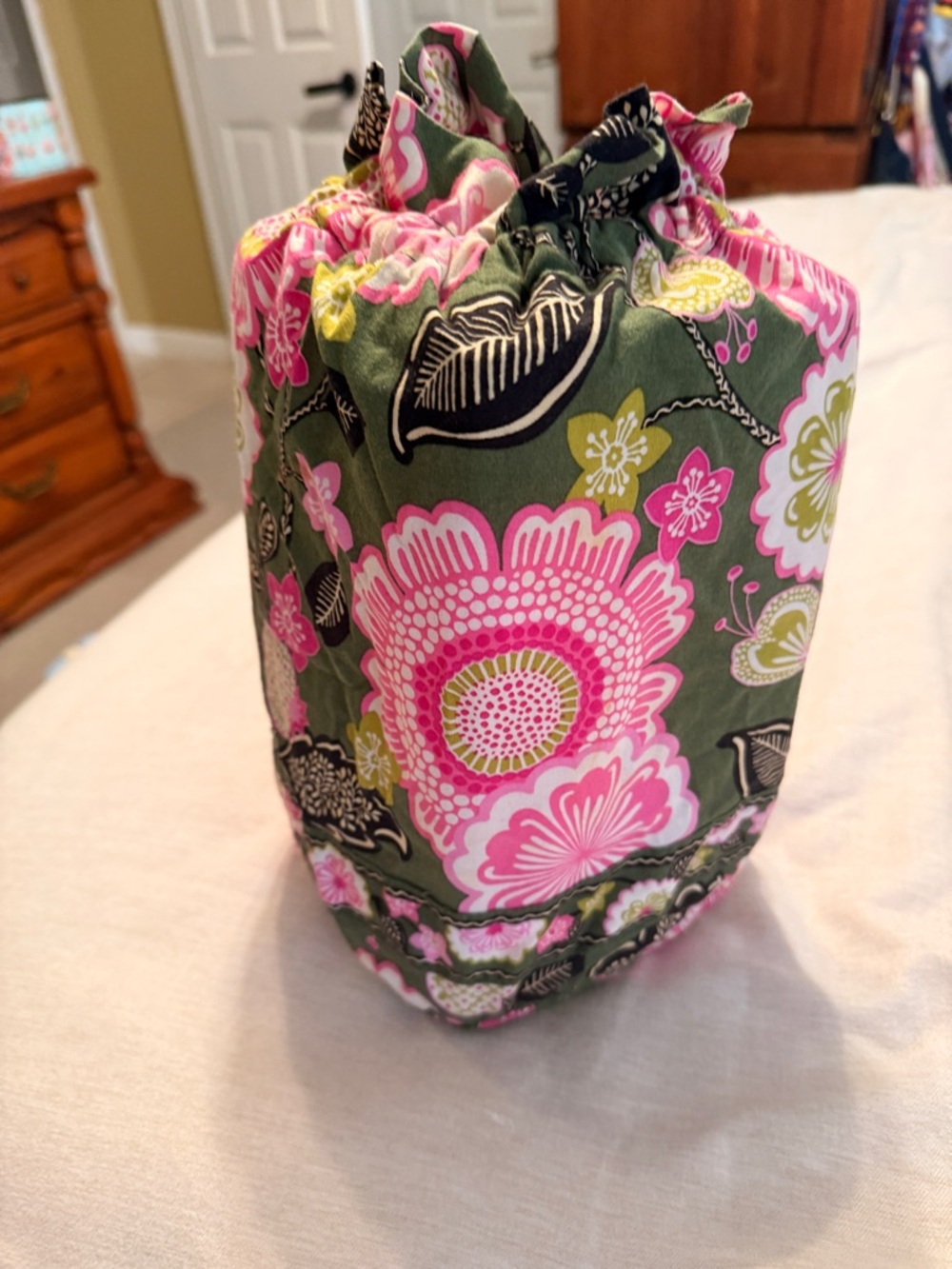 Vera Bradley Wet Dry Bag Retired Floral Waterproof Swim Travel Organizer